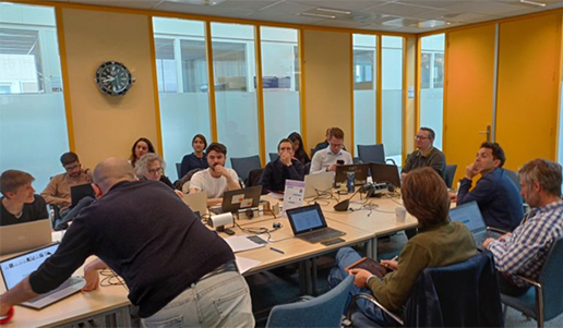 Photo from project meeting M9.