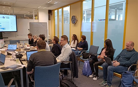 Photo from project meeting M9.